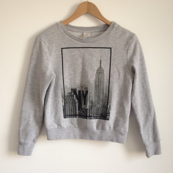 Abercrombie & Fitch Sweaters - Abercrombie & Fitch - Grey New York Sweater